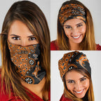 Wests Tigers NAIDOC Week 2026 Neck Gaiter Aboriginal Lizard Dot Painting - 50 Years of Deadly