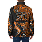 Wests Tigers NAIDOC Week 2026 Padded Jacket Aboriginal Lizard Dot Painting - 50 Years of Deadly