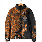 Wests Tigers NAIDOC Week 2026 Padded Jacket Aboriginal Lizard Dot Painting - 50 Years of Deadly