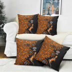 Wests Tigers NAIDOC Week 2026 Pillow Cover Aboriginal Lizard Dot Painting - 50 Years of Deadly