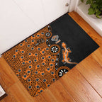 Wests Tigers NAIDOC Week 2026 Rubber Doormat Aboriginal Lizard Dot Painting - 50 Years of Deadly