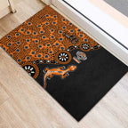 Wests Tigers NAIDOC Week 2026 Rubber Doormat Aboriginal Lizard Dot Painting - 50 Years of Deadly