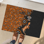 Wests Tigers NAIDOC Week 2026 Rubber Doormat Aboriginal Lizard Dot Painting - 50 Years of Deadly