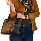 Wests Tigers NAIDOC Week 2026 Shoulder Handbag Aboriginal Lizard Dot Painting - 50 Years of Deadly