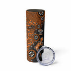 Wests Tigers NAIDOC Week 2026 Skinny Tumbler Aboriginal Lizard Dot Painting - 50 Years of Deadly