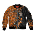 Wests Tigers NAIDOC Week 2026 Sleeve Zip Bomber Jacket Aboriginal Lizard Dot Painting - 50 Years of Deadly