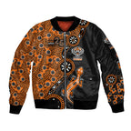 Wests Tigers NAIDOC Week 2026 Sleeve Zip Bomber Jacket Aboriginal Lizard Dot Painting - 50 Years of Deadly