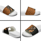Wests Tigers NAIDOC Week 2026 Slide Sandals Aboriginal Lizard Dot Painting - 50 Years of Deadly
