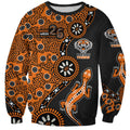 Wests Tigers NAIDOC Week 2026 Sweatshirt Aboriginal Lizard Dot Painting - 50 Years of Deadly