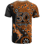 Wests Tigers NAIDOC Week 2026 T Shirt Aboriginal Lizard Dot Painting - 50 Years of Deadly