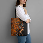 Wests Tigers NAIDOC Week 2026 Tote Bag Aboriginal Lizard Dot Painting - 50 Years of Deadly