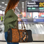 Wests Tigers NAIDOC Week 2026 Travel Bag Aboriginal Lizard Dot Painting - 50 Years of Deadly