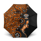 Wests Tigers NAIDOC Week 2026 Umbrella Aboriginal Lizard Dot Painting - 50 Years of Deadly