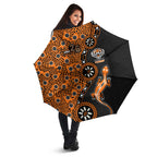 Wests Tigers NAIDOC Week 2026 Umbrella Aboriginal Lizard Dot Painting - 50 Years of Deadly
