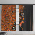Wests Tigers NAIDOC Week 2026 Window Curtain Aboriginal Lizard Dot Painting - 50 Years of Deadly