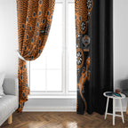 Wests Tigers NAIDOC Week 2026 Window Curtain Aboriginal Lizard Dot Painting - 50 Years of Deadly