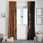 Wests Tigers NAIDOC Week 2026 Window Curtain Aboriginal Lizard Dot Painting - 50 Years of Deadly