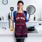 Personalized Melbourne Demons Polynesian Apron Tribal Chest and Sleeve Tattoo Heritage Warrior
