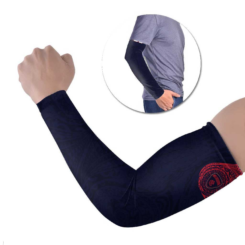 Personalized Melbourne Demons Polynesian Arm Sleeves Tribal Chest and Sleeve Tattoo Heritage Warrior