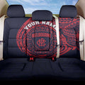 Personalized Melbourne Demons Polynesian Back Car Seat Cover Tribal Chest and Sleeve Tattoo Heritage Warrior