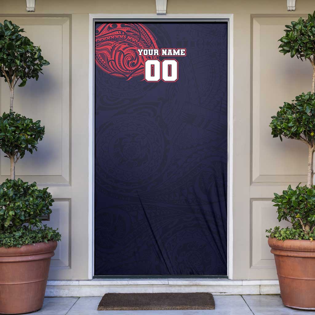 Personalized Melbourne Demons Polynesian Door Cover Tribal Chest and Sleeve Tattoo Heritage Warrior