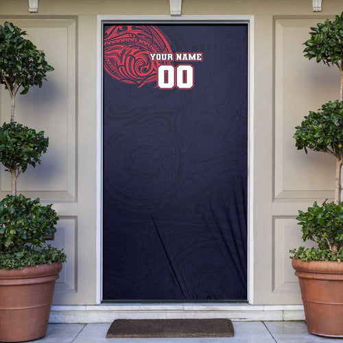 Personalized Melbourne Demons Polynesian Door Cover Tribal Chest and Sleeve Tattoo Heritage Warrior
