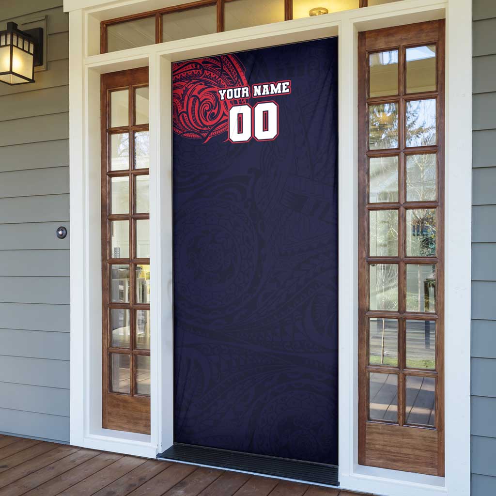 Personalized Melbourne Demons Polynesian Door Cover Tribal Chest and Sleeve Tattoo Heritage Warrior