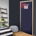 Personalized Melbourne Demons Polynesian Door Cover Tribal Chest and Sleeve Tattoo Heritage Warrior
