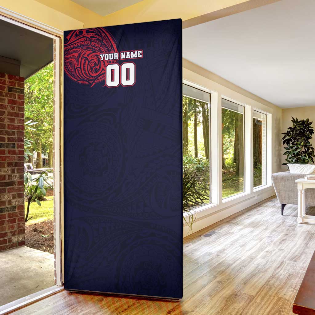 Personalized Melbourne Demons Polynesian Door Cover Tribal Chest and Sleeve Tattoo Heritage Warrior