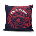 Personalized Melbourne Demons Polynesian Pillow Cover Tribal Chest and Sleeve Tattoo Heritage Warrior