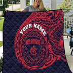 Personalized Melbourne Demons Polynesian Quilt Tribal Chest and Sleeve Tattoo Heritage Warrior