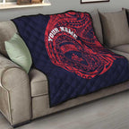 Personalized Melbourne Demons Polynesian Quilt Tribal Chest and Sleeve Tattoo Heritage Warrior