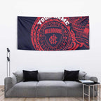 Personalized Melbourne Demons Polynesian Tapestry Tribal Chest and Sleeve Tattoo Heritage Warrior