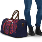 Personalized Melbourne Demons Polynesian Travel Bag Tribal Chest and Sleeve Tattoo Heritage Warrior