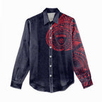 Personalized Melbourne Demons Polynesian Women Casual Shirt Tribal Chest and Sleeve Tattoo Heritage Warrior