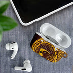 Personalized Hawthorn Hawks Polynesian AirPods Case Tribal Chest and Sleeve Tattoo Heritage Warrior