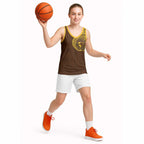 Personalized Hawthorn Hawks Polynesian Basketball Jersey Tribal Chest and Sleeve Tattoo Heritage Warrior