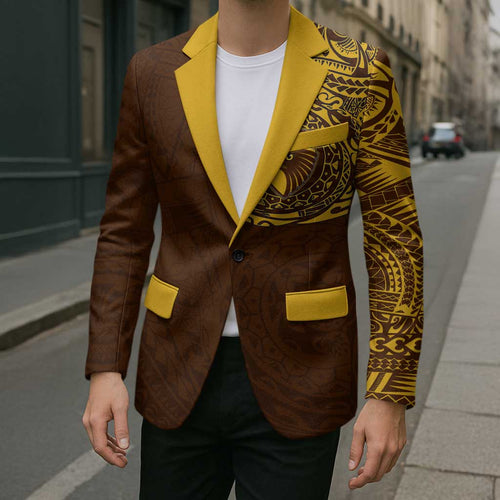 Personalized Hawthorn Hawks Polynesian Blazer Tribal Chest and Sleeve Tattoo Heritage Warrior