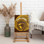 Personalized Hawthorn Hawks Polynesian Canvas Wall Art Tribal Chest and Sleeve Tattoo Heritage Warrior
