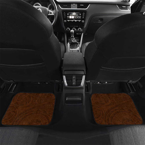 Personalized Hawthorn Hawks Polynesian Car Mats Tribal Chest and Sleeve Tattoo Heritage Warrior