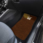 Personalized Hawthorn Hawks Polynesian Car Mats Tribal Chest and Sleeve Tattoo Heritage Warrior