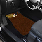 Personalized Hawthorn Hawks Polynesian Car Mats Tribal Chest and Sleeve Tattoo Heritage Warrior