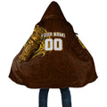 Personalized Hawthorn Hawks Polynesian Cloak Tribal Chest and Sleeve Tattoo Heritage Warrior