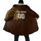 Personalized Hawthorn Hawks Polynesian Cloak Tribal Chest and Sleeve Tattoo Heritage Warrior