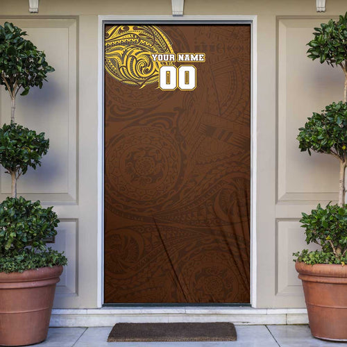 Personalized Hawthorn Hawks Polynesian Door Cover Tribal Chest and Sleeve Tattoo Heritage Warrior