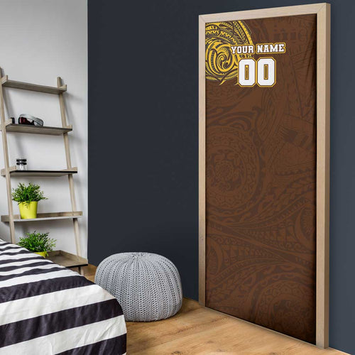 Personalized Hawthorn Hawks Polynesian Door Cover Tribal Chest and Sleeve Tattoo Heritage Warrior