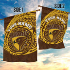 Personalized Hawthorn Hawks Polynesian Garden Flag Tribal Chest and Sleeve Tattoo Heritage Warrior