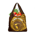 Personalized Hawthorn Hawks Polynesian Grocery Bag Tribal Chest and Sleeve Tattoo Heritage Warrior