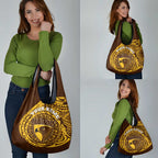 Personalized Hawthorn Hawks Polynesian Grocery Bag Tribal Chest and Sleeve Tattoo Heritage Warrior