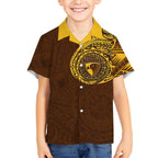 Personalized Hawthorn Hawks Polynesian Hawaiian Shirt Tribal Chest and Sleeve Tattoo Heritage Warrior